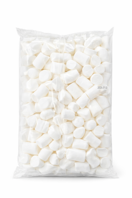 [당일출고] 화이트 마시멜로우1kg 두쫀쿠전용 저당 대용량 업소 카페 베이킹, 1kg, 2개