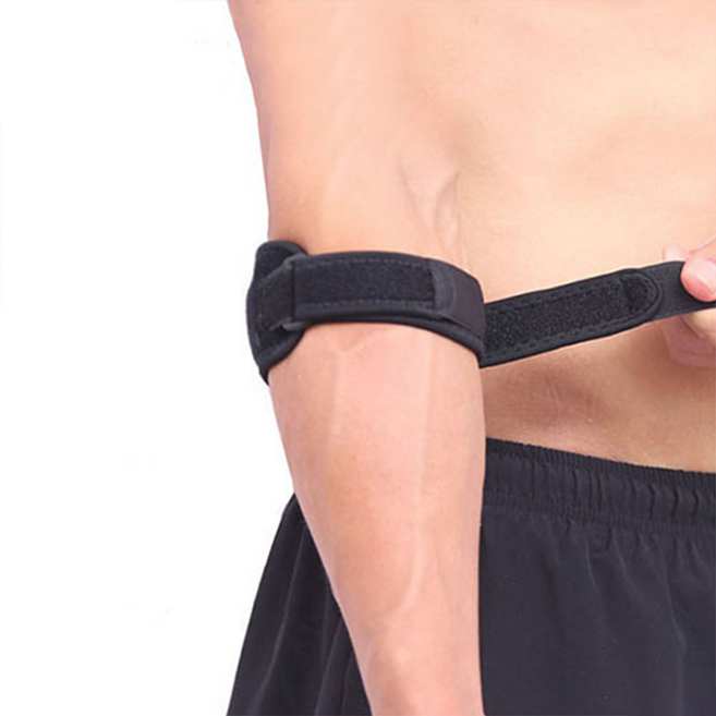 물리치료사가 판매하는 올투게더나우 팔꿈치 엘보 보호대, 블랙, 1개