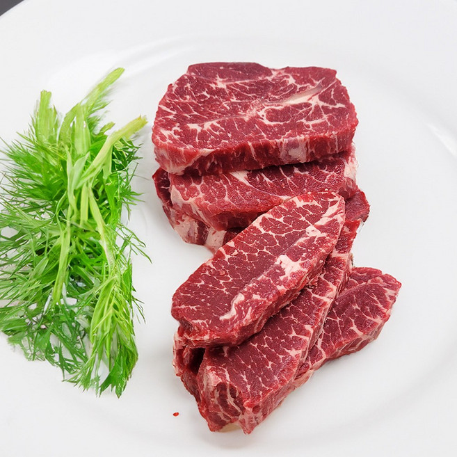 호주산 부채살 스테이크 소고기 베스트비프, 1000g, 1개