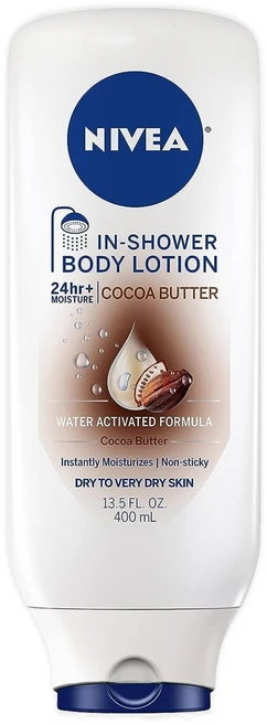 Nivea 니베아 코코아버터 인샤워 바디로션 400ml, 1개 - 쿠팡