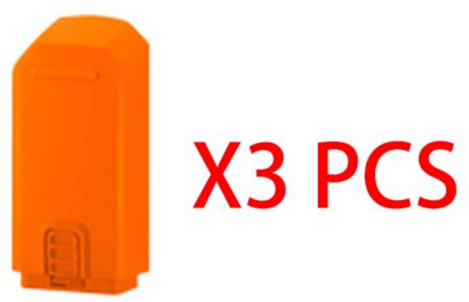 V66 미니 드론 배터리 V66 드론용 기존 3.7V 1800mAh 배터리 도매, 12 Orange Battery-3pcs