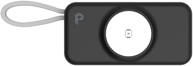 PUREPOWER 隨身電源 20W 5000mAh 支援 Apple Watch 無線充電, 熊貓色, 能量電眼