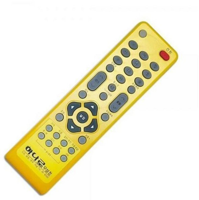 국산 하나로 통합리모컨 IR-6000 옐로우 삼성TV리모컨 LGTV리모컨 무설정 전제품 호환 TV, 1개