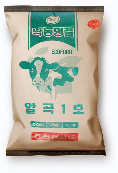 사료창고 알곡파쇄 옥수수 소사료, 25kg, 1개