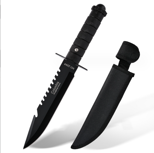 서바이벌 유틸리티 캠핑도구 나이프 멀티툴 NO 17, 1개, 블랙