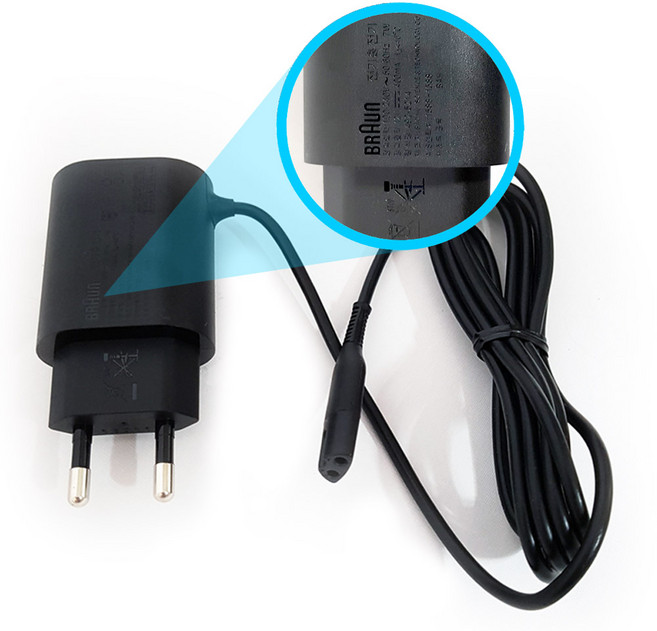 브라운 면도기 아답타 12v 충전기