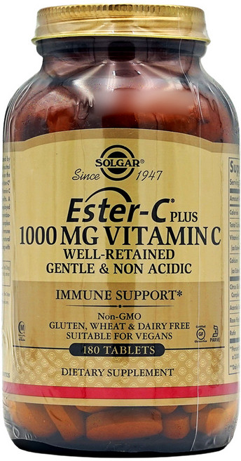 솔가 에스터-C 플러스 1000mg 비타민 C 타블렛, 180정, 1개