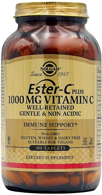솔가 에스터-C 플러스 1000mg 비타민 C 타블렛, 180정, 1개 - 쿠팡