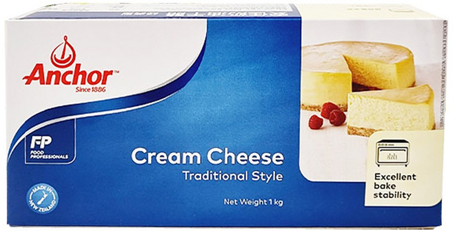 1154. 앵커크림치즈 - 1kg [하절기 아이스박스 무료], 1개
