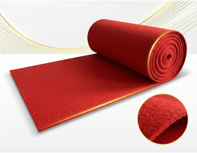 티미카 프리미엄 레드카펫 행사 카페트 오픈식 전시회 이벤트용 사무실용 카페트 매트1.5M x 10M