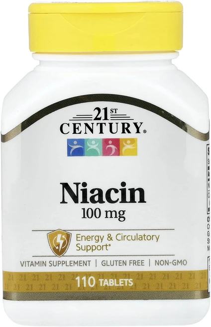 21st 센츄리 나이아신 100mg 110정, 6개 - 쿠팡