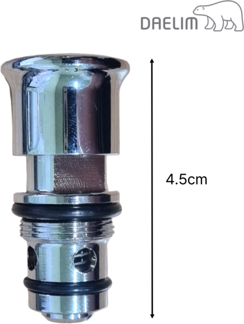 대림바스 수전 전환밸브 918K011, 1개, 실버