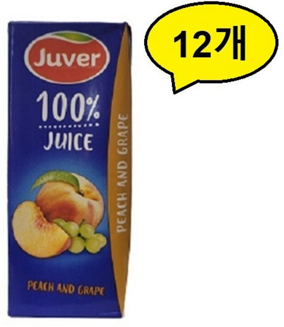 골든싸이]후버_복숭아&포도쥬스200ml30개, 12개, 200ml