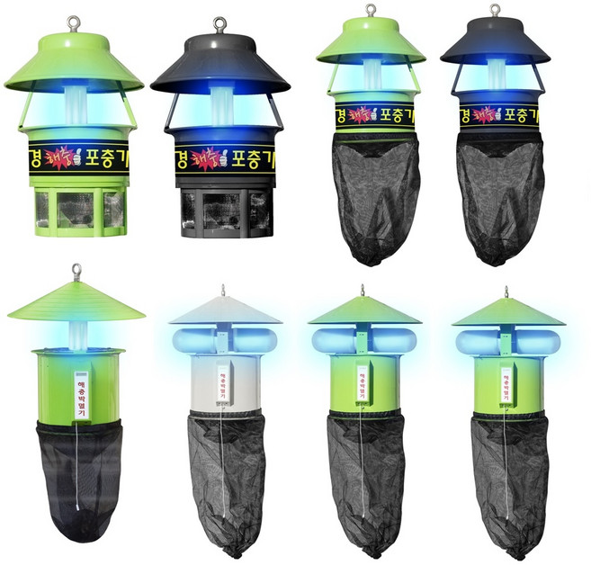 혀누닷컴 국산 야외 날파리 모기 퇴치기 하루살이 초파리 포충기 나방 파리 벌레 165m2 날벌레 포충등 잡는기계, 1번.165m2(50평형)-망없음, 녹색(그린)