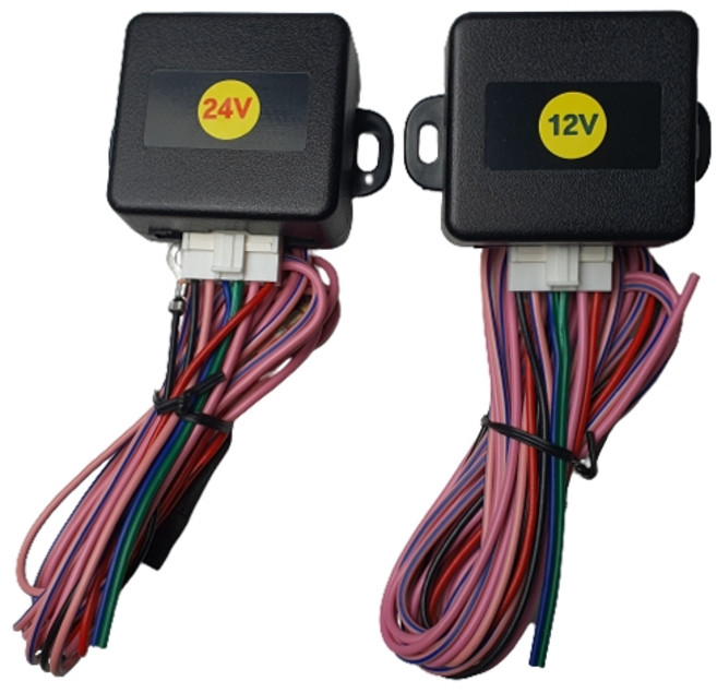 소리윤 도어릴레이 12V 24V 모듈 원격 시동 경보기 도어전용 부속 잠김 열림 도어언락, 도어릴레이 12V용, 1개