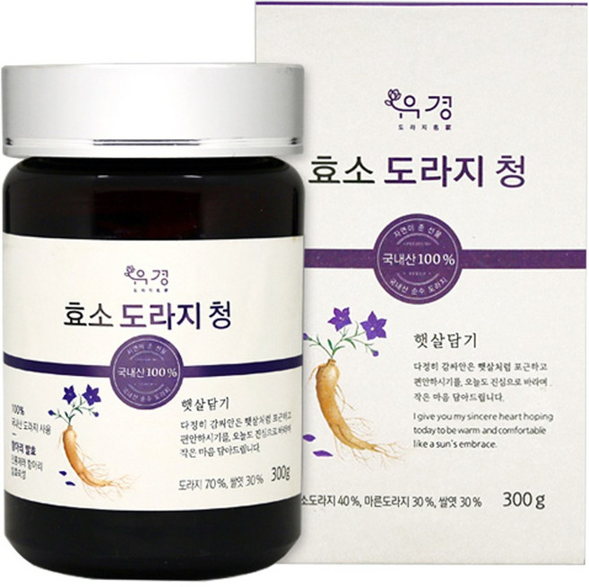 유경식품 효소 도라지청, 300g, 2개, 1개입