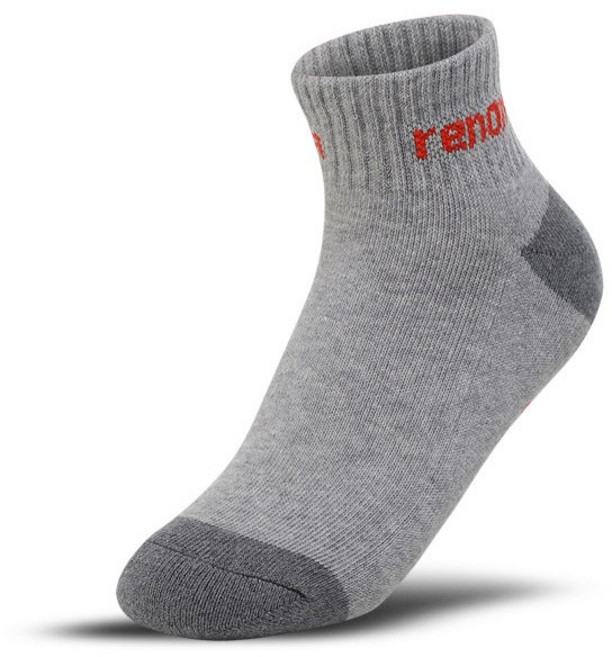 레노마 여성용 360도 밴딩 쿠션UP 멀티앵글 스포츠양말 RMAC-W, 그레이, 1개