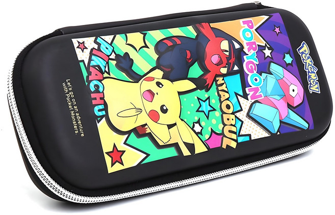 포켓몬 엠보EVA파우치 학교 주니어 학생필통, 블랙, 1개