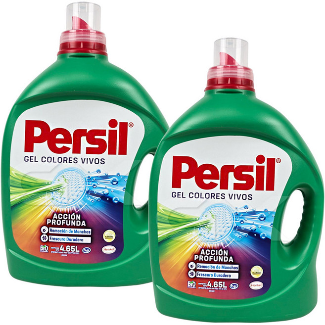 퍼실 젤 컬러 세제 본품, 4.65L, 2개