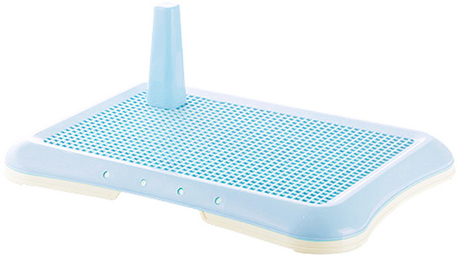 애구애구 강아지 배변판 화장실, 블루, 1개