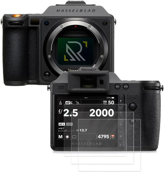 Hasselblad용 Futanwei X2D II 100C 스크린 프로텍터 3팩 HD 강화 유리 필름 지문 방지스크래치 방지버블 프리 Hasselblad 중형 포맷 미러리스 카메라