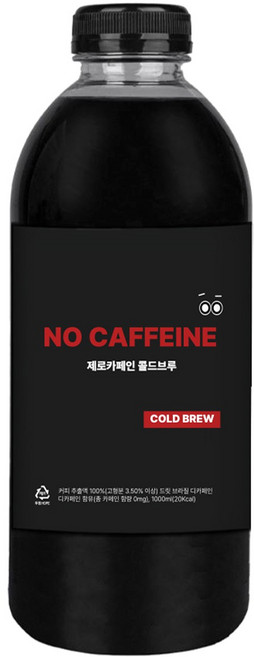 드릿커피 100% 디카페인 브라질 콜드브루, 1개, 1개입, 1L