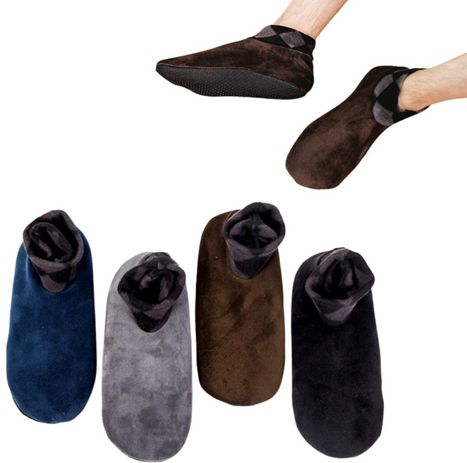 한겨울에도 후끈 남성 겨울 벨벳 극세사 방한덧신 덧신양말