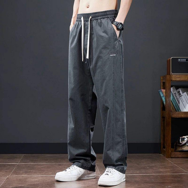 CHSTER 男士直筒寬鬆休閒褲