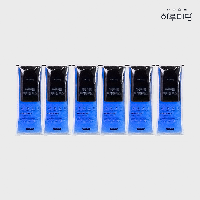 하루미담 강력한 파스느낌 스포츠쿨링 병원용 파라핀왁스 (모든 용해기 사용가능), 6개