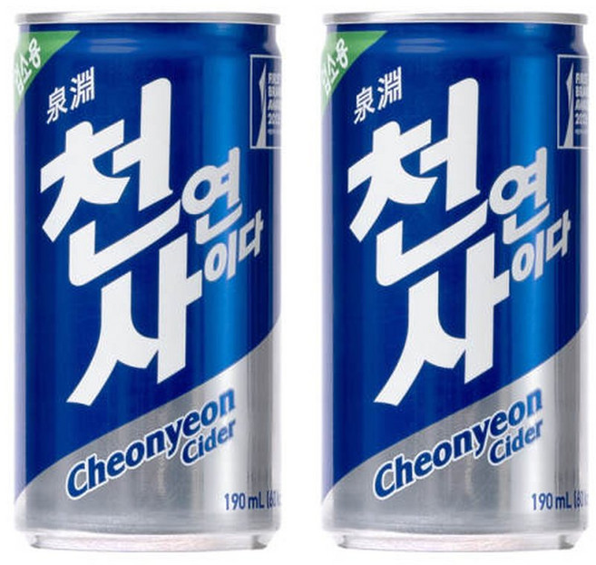 천연사이다 190mlX90캔, 190ml, 90개