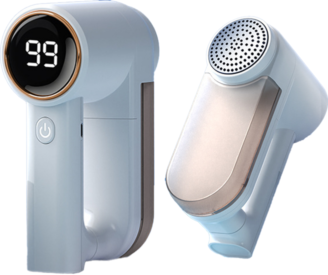 SERENDI 2 in 1 충전식 보풀제거기 먼지제거브러쉬 6중날, 화이트, FY221