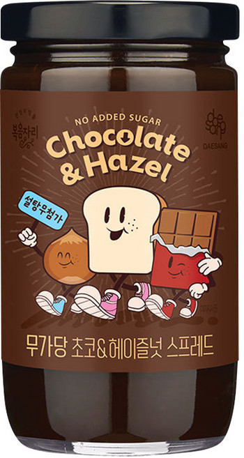 복음자리 무가당 초코&헤이즐넛 스프레드, 220g, 1개