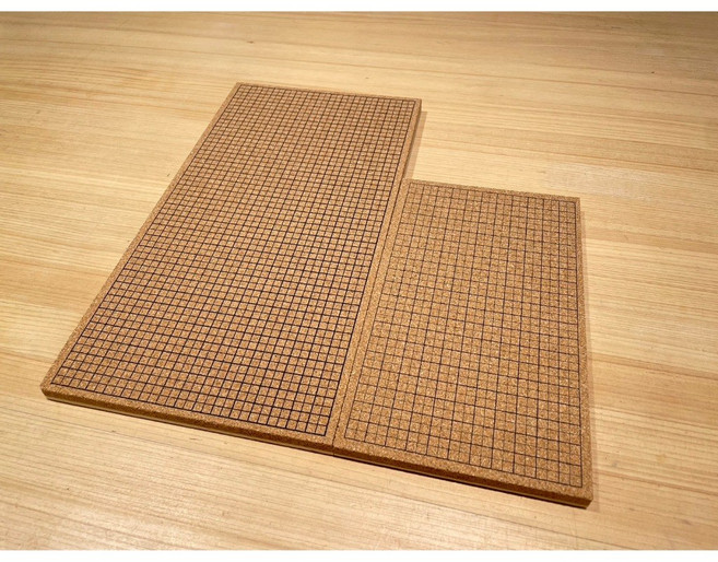 【蟲蟲底家】軟木 標本展足板 12mm厚 高密度 網格 對位精確, 1個, 小片20×12cm
