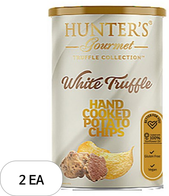 헌터스고메 감자칩 화이트 트러플, 150g, 2개