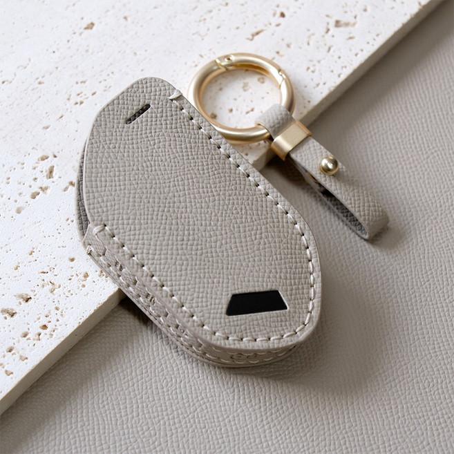 트니르 기아 호환 차 키케이스 더뉴 쏘렌토 스포티지 카니발 더뉴 K5 EV6 EV3 K8 신형 7버튼 9버튼 천연 소가죽 + 키링 키홀더 선물박스, 기아R타입(9버튼), 에토프그레이