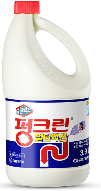 펑크린 멀티액션 배수구세정제, 3.9L, 2개
