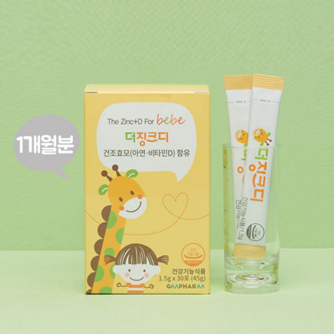 지엠팜 더 징크디 30p, 30회분, 1개