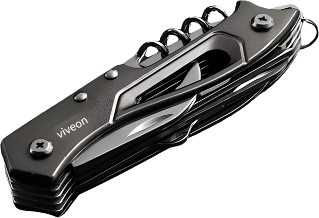 비브온 14 in 1 등산 만능 맥가이버 칼, 2개