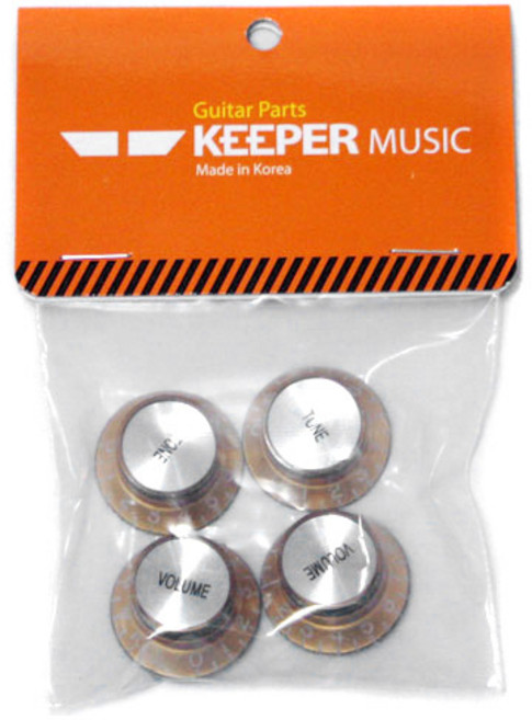 Keeper Tophat Insert 노브 (mm타입), Gold/Silver, 1개