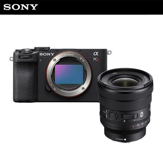 소니 공식대리점 카메라 A7CR BODY 블랙 + SELP1635G 패키지 풀프레임 컴팩트 알파, 단품