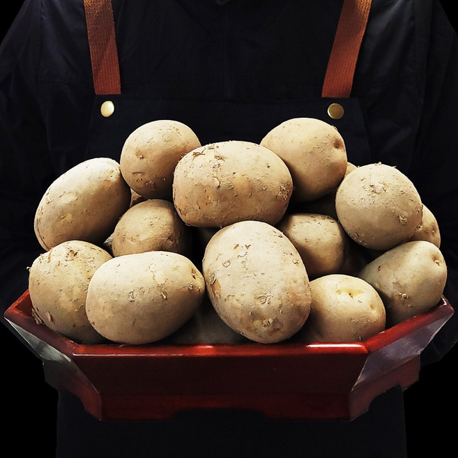 국산 25년 감자 20kg 대용량 식자재, 1박스, 두백감자 사이즈 특