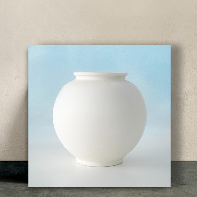 화색갤러리 달항아리 그림 인테리어 원목 캔버스 액자, 1개, 60cmx60cm