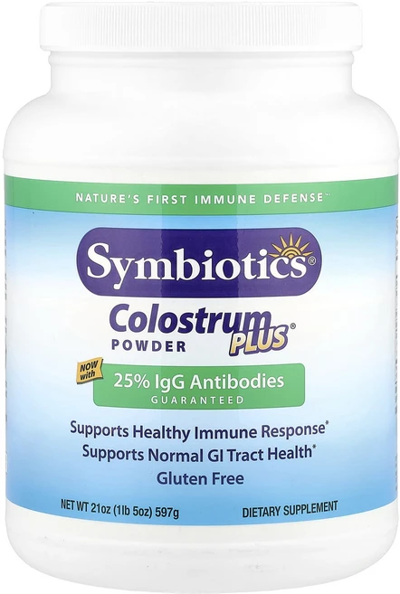 Symbiotics Colostrum Plus 분말 597g(1.3lbs), 1개 - 쿠팡