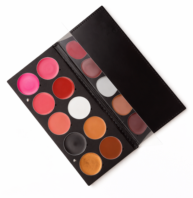 메이크업 국가 자격증 실기재료 루아노바 립 팔레트 세트, 1개, 립팔레트