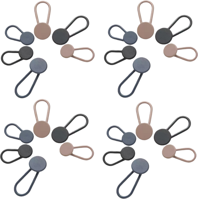 케이엠 요술 허리 사이즈 연장 단추 팬츠 허리늘림 버튼, 블루중+카키중+블랙중+블루대+카키대+블랙대, 4세트