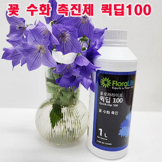 (샤인몰) FloraLife 퀵딥100 /꽃수화 촉진제/물올림 촉진제