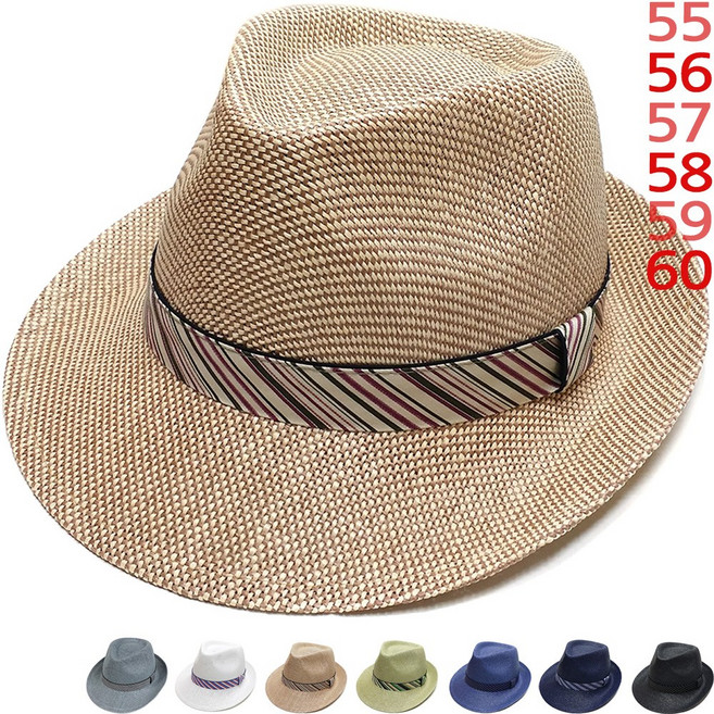 이럭셔리클럽 고급형 디자인 중절모 페도라 햇 등산 여행 캠핑 골프 신사 여름모자 남녀공용-CAP180511