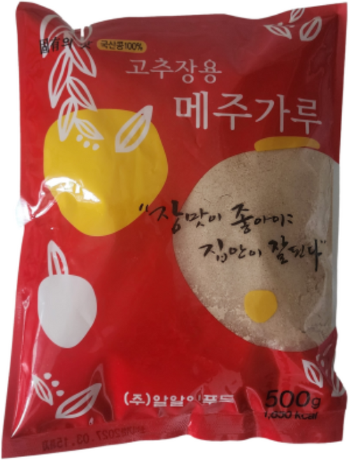 대구 공장직송 알알이된장 국산콩 고추장용 메주가루 알상, 1개, 500g