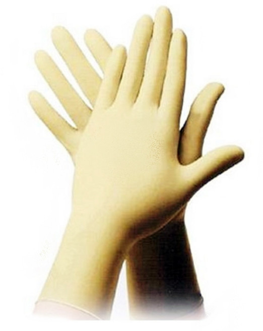 유한킴벌리 G5 라텍스 글러브 100매(1팩)/손목이 긴 글러브, L(대형), 1개