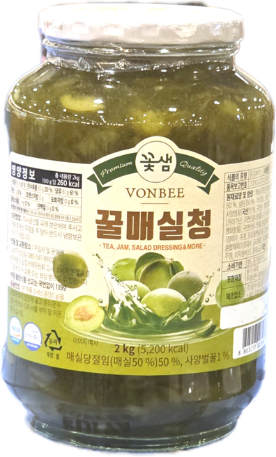 본비 꿀매실청, 2kg, 1개